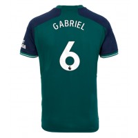 Camisa de Futebol Arsenal Gabriel Magalhaes #6 Equipamento Alternativo 2023-24 Manga Curta